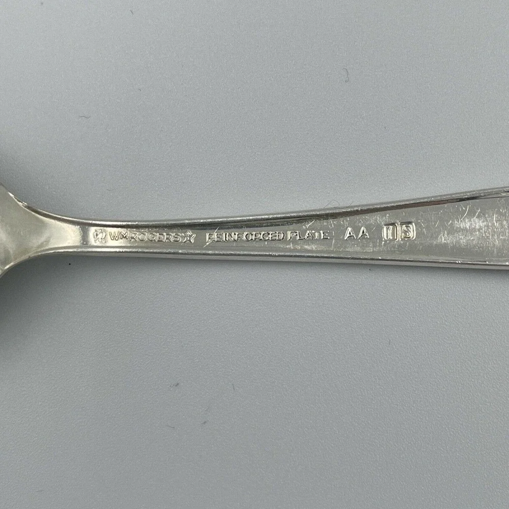 3 Qty Vintage Wm. Rogers Silver Lady Densmore Teaspoons 6 1/8 in Replacement